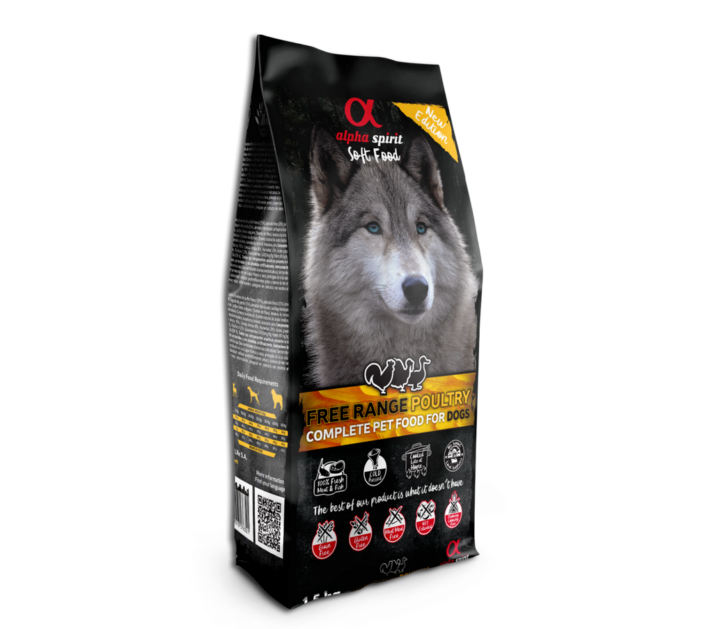 Alimento Alpha Spirit Soft (Aves de corral) – Nutrición Natural para un Maltés Saludable