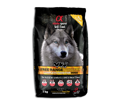 Alimento Alpha Spirit Soft (Aves de corral) – Nutrición Natural para un Maltés Saludable