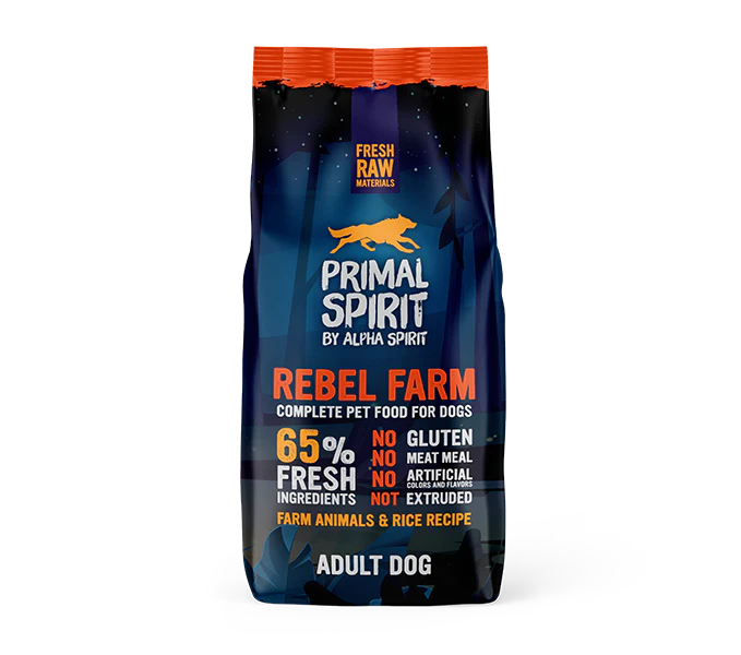 Primal Spirit Rebel Farm Alpha Spirit– Energía y Sabor para tu Maltés