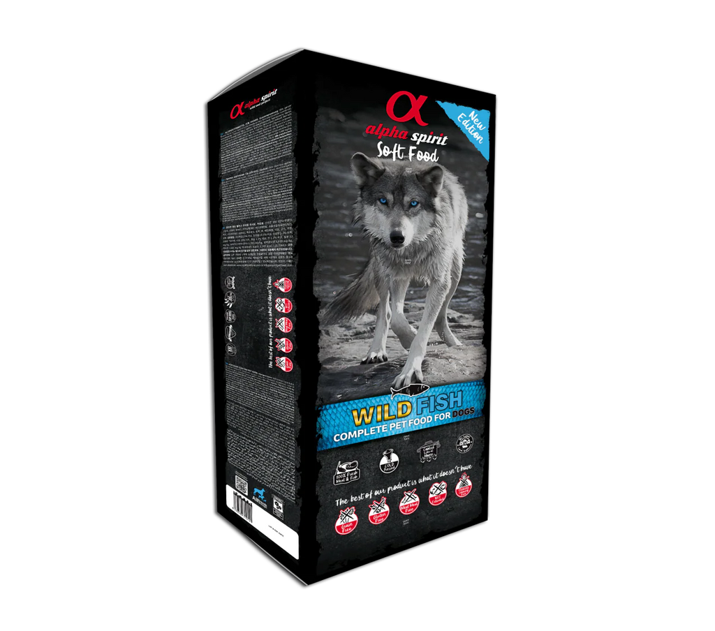 Alimento Alpha Spirit Soft Wild Fish – El Secreto para un Pelaje Blanco y Brillante