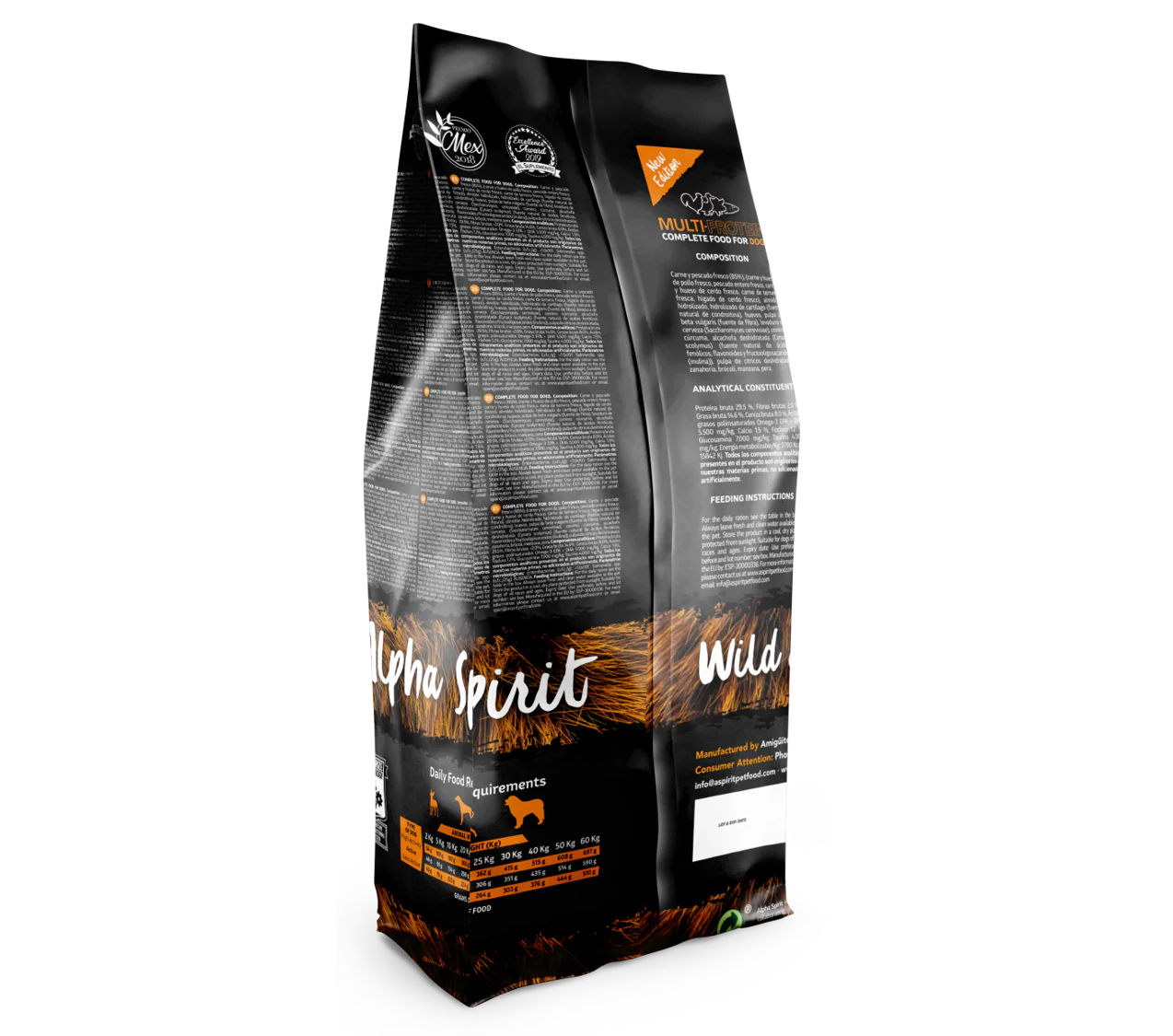 Alpha Spirit "The Only One" Multiprotein – Nutrición Superior Prensada en Frío