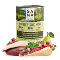 SANADOG Nourriture humide naturelle pour lapins à la patate douce, à l'abricot et au chanvre