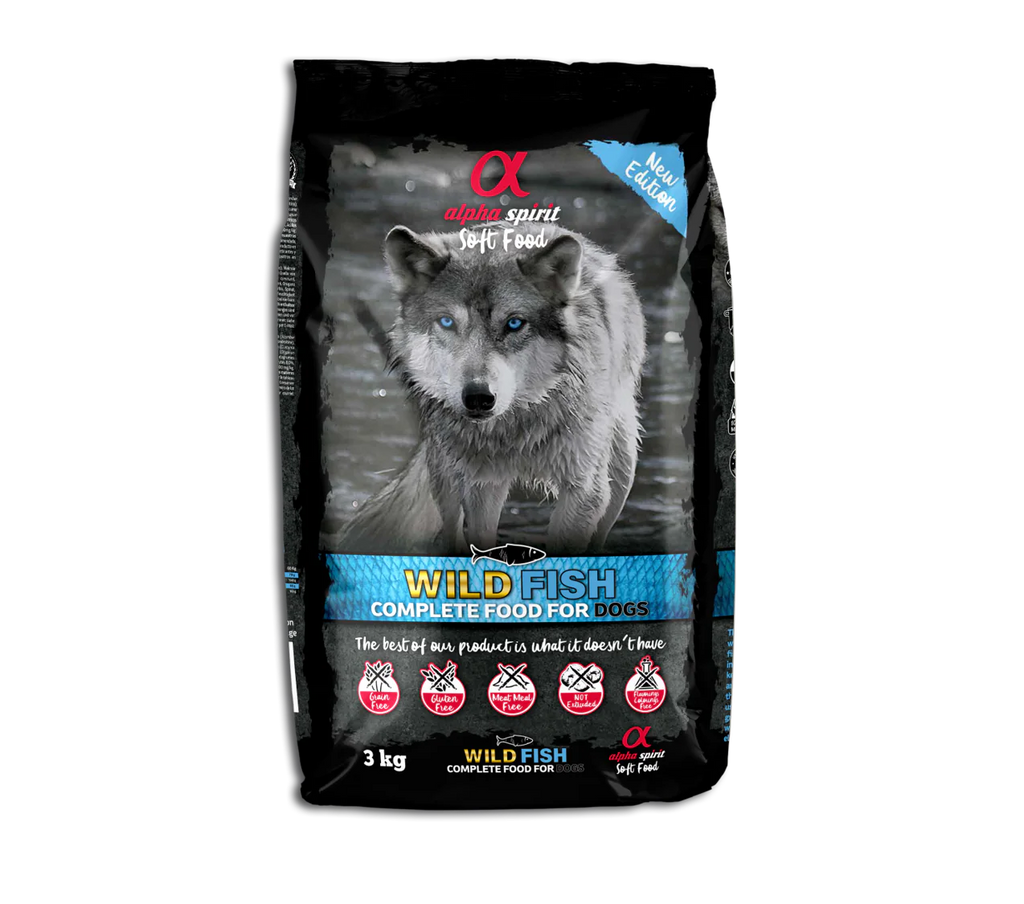 Alimento Alpha Spirit Soft Wild Fish – El Secreto para un Pelaje Blanco y Brillante