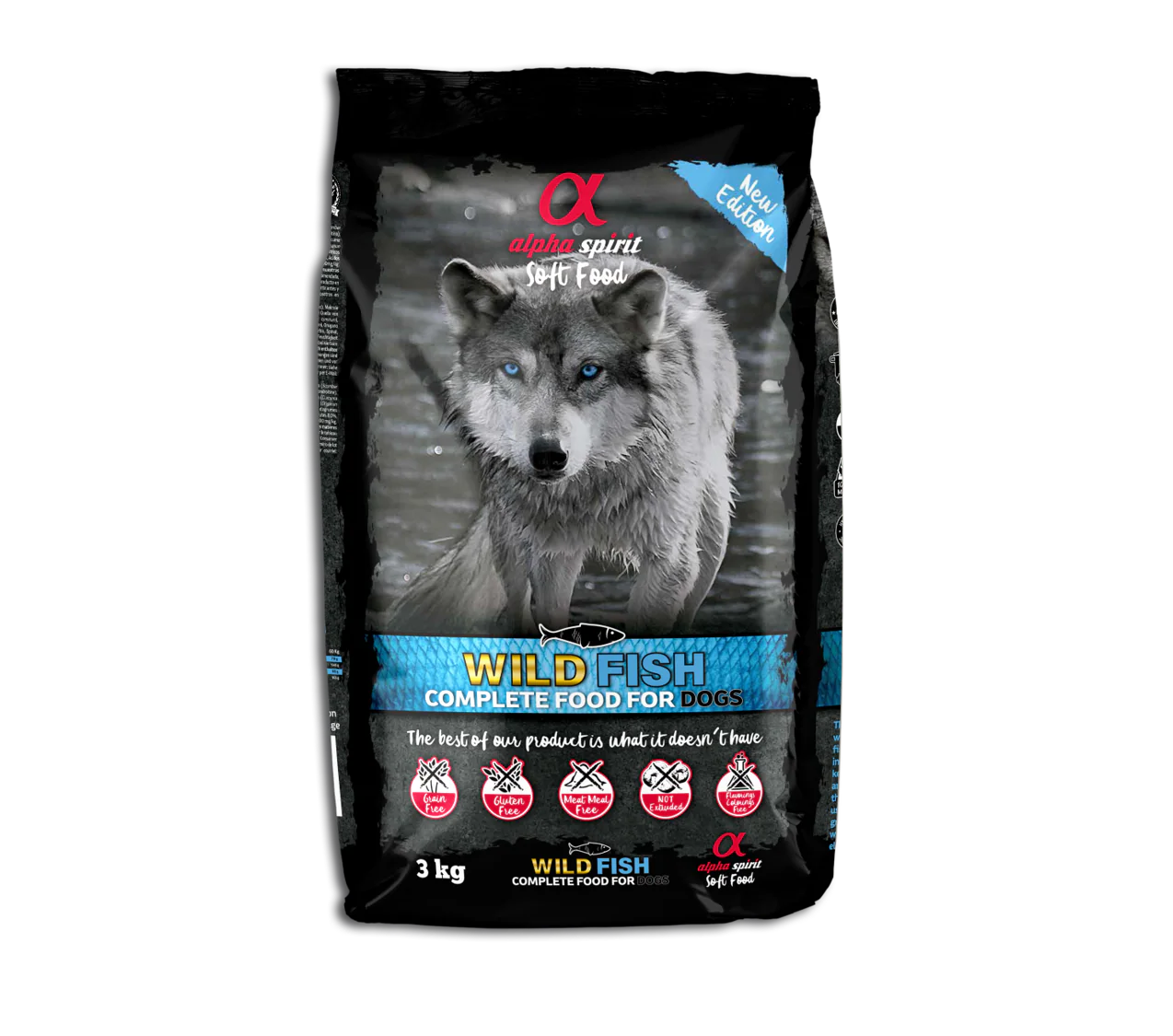 Alimento Alpha Spirit Soft Wild Fish – El Secreto para un Pelaje Blanco y Brillante