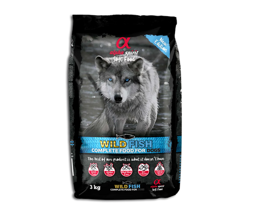 Alimento Alpha Spirit Soft Wild Fish – El Secreto para un Pelaje Blanco y Brillante