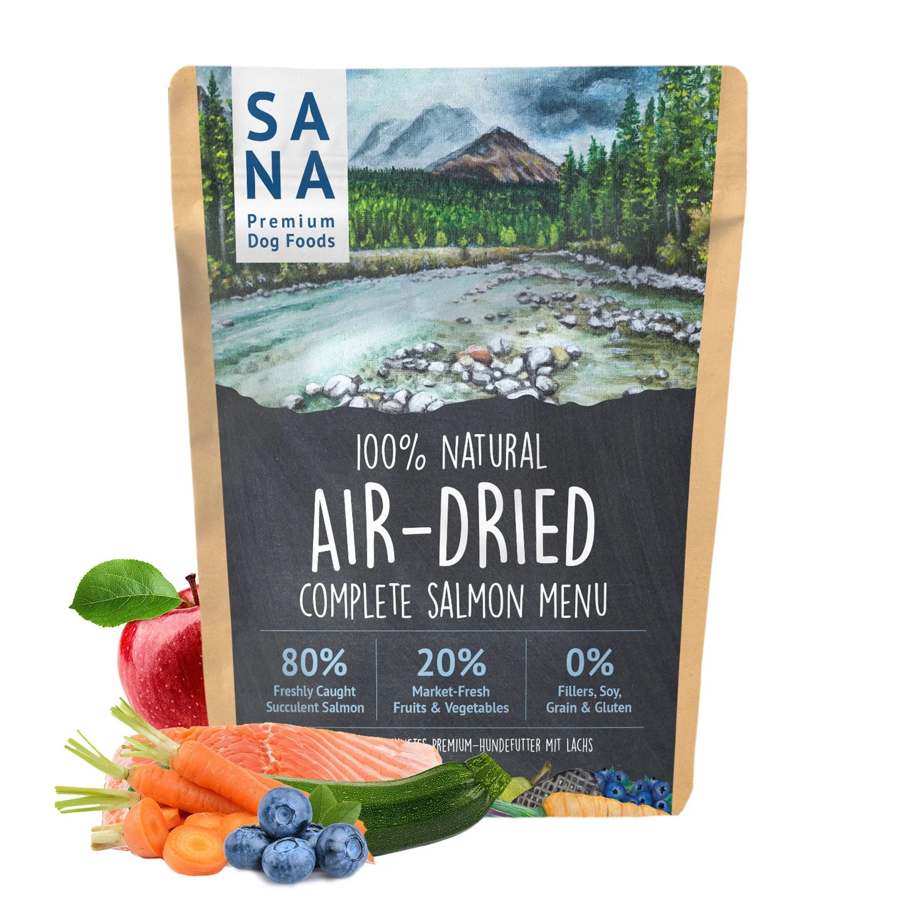 Comida Natural Seca de Salmón SANADOG