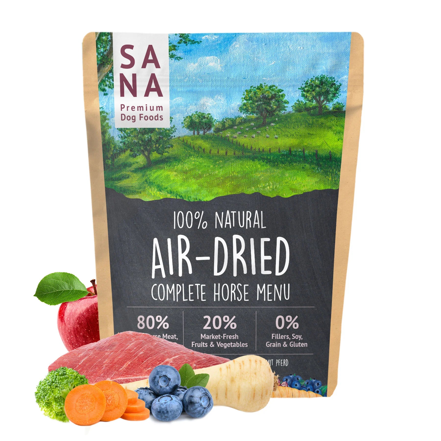 SANADOG Natural Dry Horse Food
