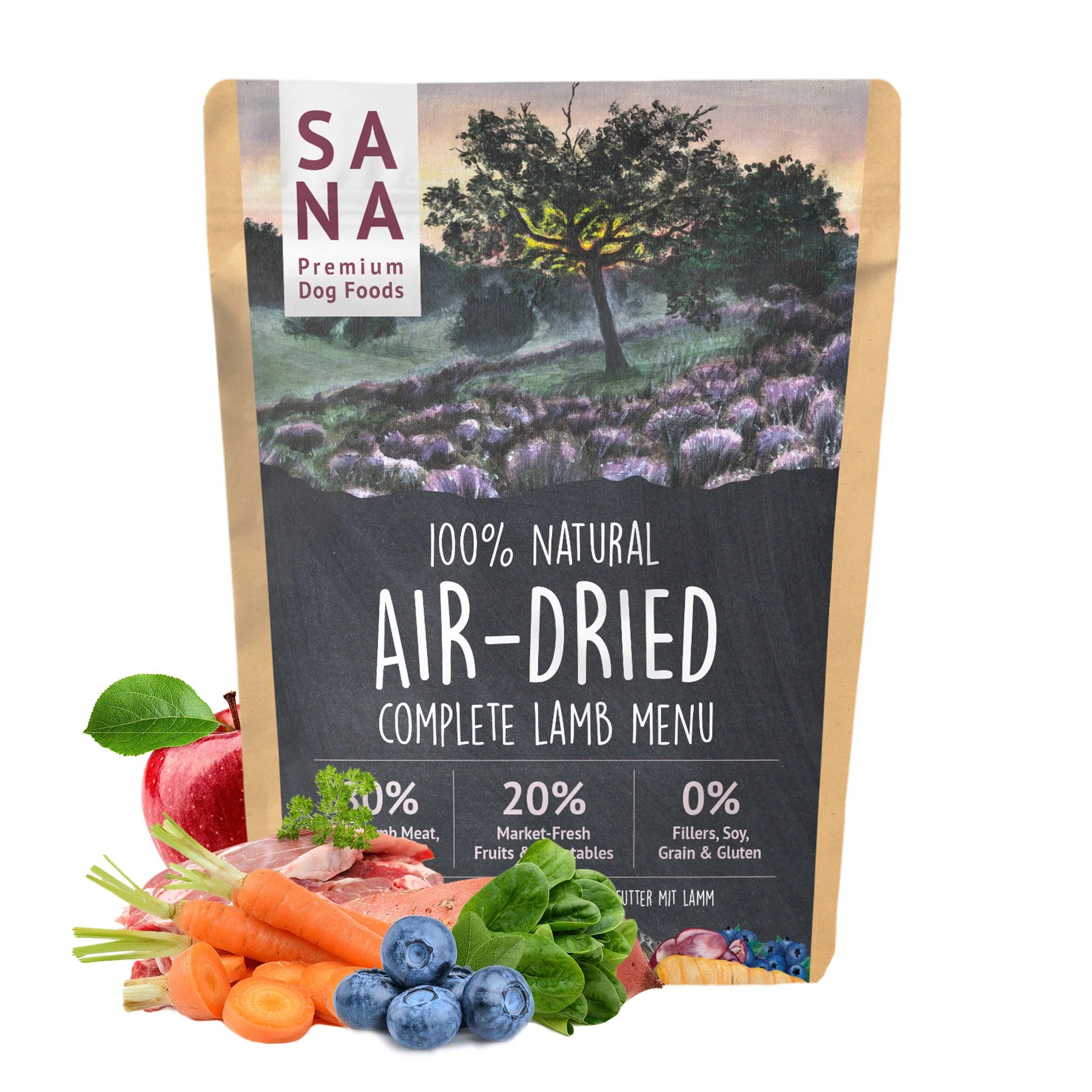 SANADOG Natural Dry Lamb Food